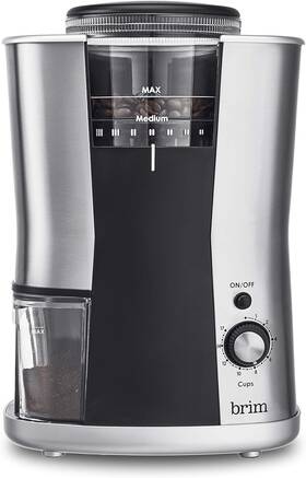 Sensio Inc. 445009564550 Conical Burr Coffee Grinder Uniformly Grinds Beans For 1-17 Cups Of Fe