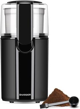 Shardor 313100062022 Coffee Grinder Electric Bean Herb Nut Grain W