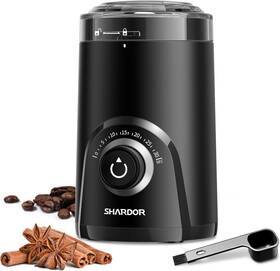 Shardor 445048849892 Electric Super Silent Blade Coffee Grinder Timed Grind Control Rotary K