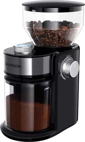 Shardor 691202146674 Electric Burr Coffee Grinder 2.0 Adjustable Mill With 16 Precise