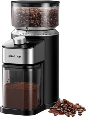 Cg837b Shardor Burr Coffee Grinder Electric With 40 Grind Settings For Home Use