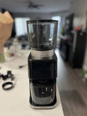 Cg855b Shardor Conical Burr Coffee Grinder 51 Settings Timer And Touchscreen