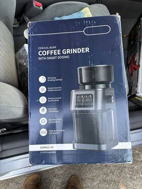 Cg9412-ul Shardor Conical Burr Coffee Grinder With Smart Dosing