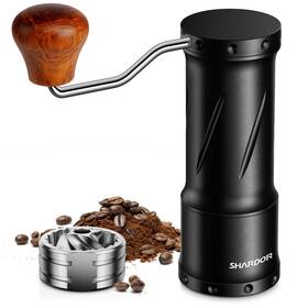 Mcg718b Shardor Professional Manual Coffee Bean Grinder With 420 High-strength Stainl