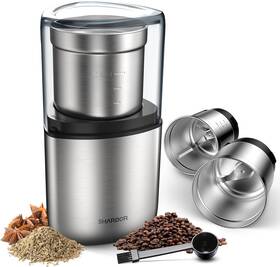 Sp7437 Shardor Coffee Grinder Electric Herb/wet For Spices And Seeds With 2 Rem