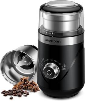 Us-cg638b Shardor Upgraded Adjustable Coffee Grinder Electric Herb/spice Espress