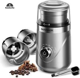Us-cg638s-2-d Shardor Adjustable Coffee Grinder Electric Grain Mills Herb Nut Spice