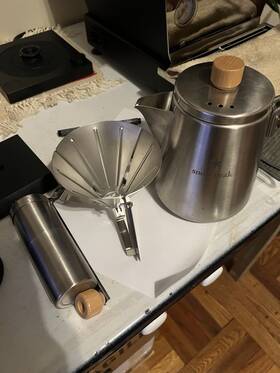 Fk-308 Snow Peak Barista Coffee Set Kettle/mill/dripper Outdoor