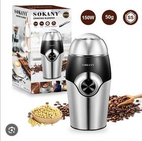 Sokany Sk-3024 Electric Coffee Grinder 150w - New And Sealed Stainless Steel Mill