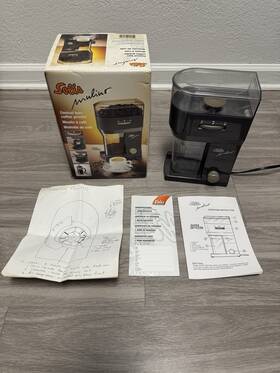 Solis 611210960829 Mulino 177 Coffee Grinder Conical Burr Swiss Made Espresso French Press