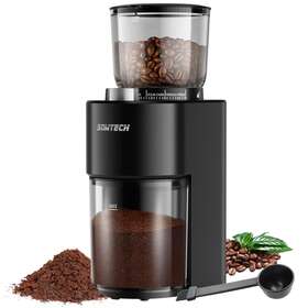 Bd-cg011 Sowtech Anti-static Conical Burr Coffee Grinder Adjustable Mill With 38
