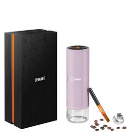 Sparkfe 717352465110 Portable Electric Coffee Grinder Rechargeable Handheld With Stainless Steel