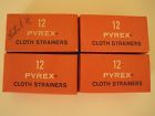 Sr-12 Pyrex Vintage Four Boxes Silex Vacuum Percolator Coffee Pot Cloth Strainers