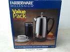 Fcp2004 Stainless 12-cup Coffee Grinder Bonus Farberware Percolator