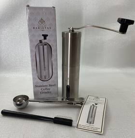 K006 Stainless Steel Portable Manuel Coffee Grinder Baristas Adjust - Espresso French Press