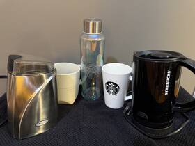 Sb-235 Starbucks Barista Lot Grinder Frother Works Reserve Seattle Cups Water Tumbler
