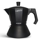 07pen8403 Stovetop Pensofal Espresso 3-cup Black Coffee Maker Caffein Fix Cafesi