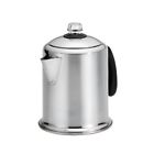 Stovetop Coffee Percolator Machine Stainless Steel Farberware Pot 8 Cup Kitchen 717972159079