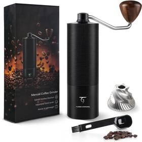 Sunya 791684727689 Manual Coffee Grinder With Stainless Steel Conical Burr. Aluminum Shell Hand Cof