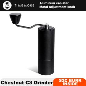 Supreme-goodsoutlet 445030220258 Chestnut C3 Manual Coffee Grinder S2c Burr Inside High Quality Portable Hand Gri
