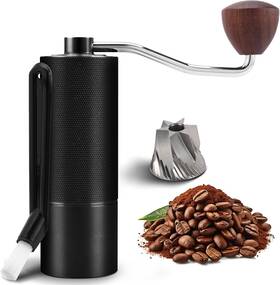 Cncymq-6 T-mark Manual Coffee Grinder Portable Adjustable 6-cell Black