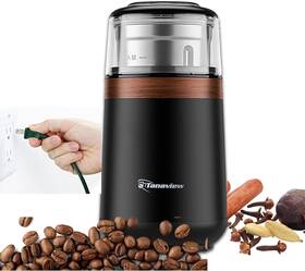 Tanaview 705353105609 Coffee Grinder Electric Bean And Spice Herbs Dual Stainless-steel Blades R