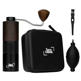 Terra Crema 198715458398 Manual Coffee Grinder Cnc Stainless Steel Conical Burr Adjustable Hand Cra