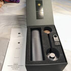 Timemore 959493503519 Chestnut Slim Plus Manual Coffee Grinder Box /bag Manual/cert/brush Euc