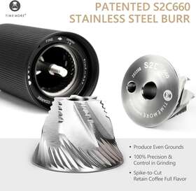 Timemore B0bzhfcjqt Manual/ Hand Coffee Grinder S. Steel S2c Conical Burr 35g Foldable Handle A