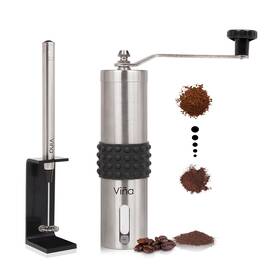 Tirrinia 768571630452 Manual Coffee Grinder Adjustable Ceramic Burr Premium Stainless Ste