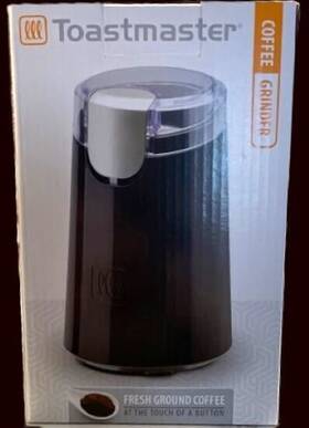 Tm-100cg Toastmaster 655772019714 Electric Coffee Bean Grinder Black