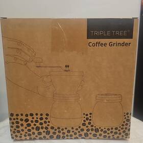 Triple Tree Jj-ymq-cegl-bl03 Manual Coffee Hand Grinder Portable Adjustable Mill