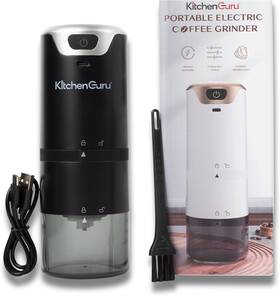 Gp9040639bk Tsuinz Rechargeable Coffee Grinder - Your Ultimate Portable Partner Fresh Grin
