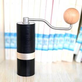 Turbo-roofinds 445047282232 2023 New Q Air Portable Coffee Grinder Manual Mill 38mm 7core Burr Adjus