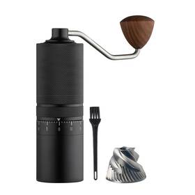 Twofutu 705735736636 Manual Coffee Grinder With External Adjustable Stainless Steel Reticulate Pat