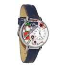 U-0310006 Whimsical Gifts Coffee Lover Watch In Silver Large 813759015542