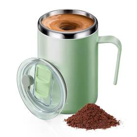 Usubt080 Ubitree Self Stirring Coffee Mug 400ml Auto Mixing Travel 13.5 Ounces Green
