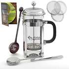Unbranded Kitchen Supremefrench Press Coffee Tea Maker Krups Grinder Stainless 753807262286