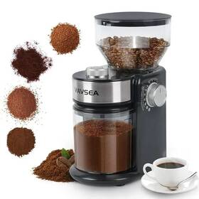 Vavsea 609921775549 Coffee Grinder Electric Makers With 18 Precise Grind Settings