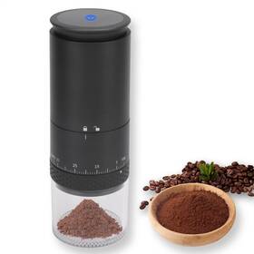 Ymj-0712 Vingvo Portable Burr Coffee Grinder Small Electric Bean With 38 Adju