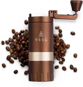 Vssl 812951000691 Portable Java G25 Coffee Grinder With Adjustable Settings - 25g Capacity Bronze