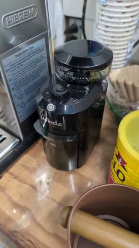 0001122 Wancle Electric Burr Coffee Grinder Adjustable Mill Conical Bean