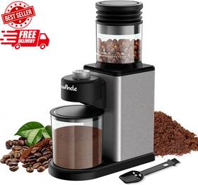 Wancle 313093166110 Conical Burr Coffee Grinder Bean With Adjustable Grind