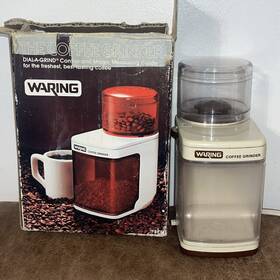 11cg11 Waring Vintage Electric Burr Coffee Grinder Made In Japan Working
