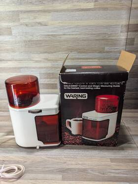 Waring Cg110-1 Excellent Cond Coffee Grinder Made In Japan Dial-a-grind Vintage