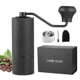 Warmthmaster 663252402512 Manual Coffee Grinder Cnc Stainless Steel 7 Star Conical Burr