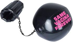White 726084166554 Bachelor Party Ball And Chain - Funny Supplies Gifts Jokes Favor