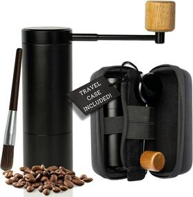 Bcg1 Whitney Standard Manual Coffee Grinder Gift Set 6 Star Conical Burr Black