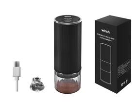 Wirsh 768534298972 Burr Coffee Grinder-rechargeable Battery Operated Grinder With S