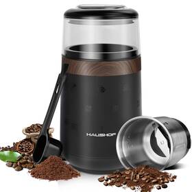 24052 Workpro Haushof Coffee Grinder Electric One Touch Design 4.7x4.3x8.3 Inch Black